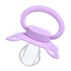 Landofgenie Adult Size Dummy Large Teat Shield Dummy Purple