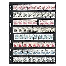 Lighthouse Vario 8S Pages -- 8 Rows -- Pack of 5 -- Black