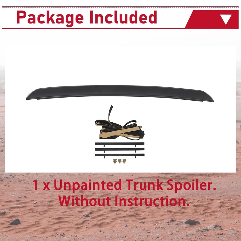 HECASA Rear Trunk Spoiler Wing Compatible with 2008-2023 Dodge Challenger