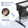 Baby Bassinet, 3 in 1 Bedside Bassinets for Baby, Bassinet