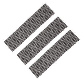 PATIKIL 8.5" x 2" x 0.2" Air Conditioner Foam Filter, 3 Pack Air Filtering Replacement Washable Reusable for Air Conditioning Purifiers, Black