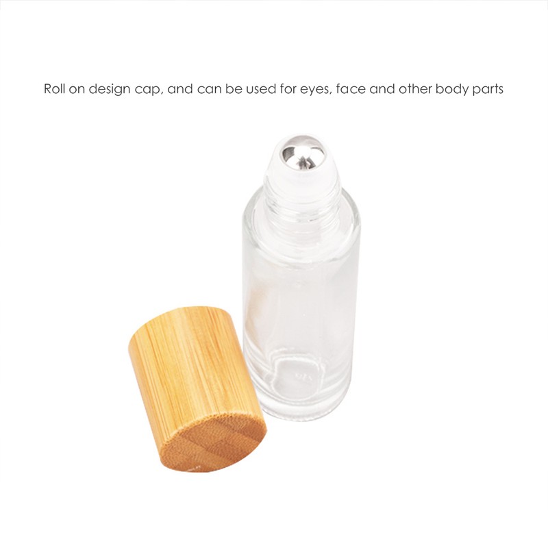 12Pcs 10ml Roll On Glass Bottles for Essential Oil Glass