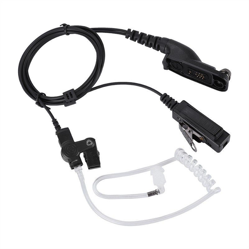Air Tube Earpiece Headset Mic For CB Ham Radio MTP850S