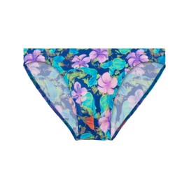HOM Balata Swim Micro Briefs, Navy print, XL
