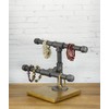 Jewelry Display Rack - Small 2-Tier Industrial Style Pipe