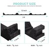 Sthovd 12 in Inside Classic Rib Profile Foam Closure Strips