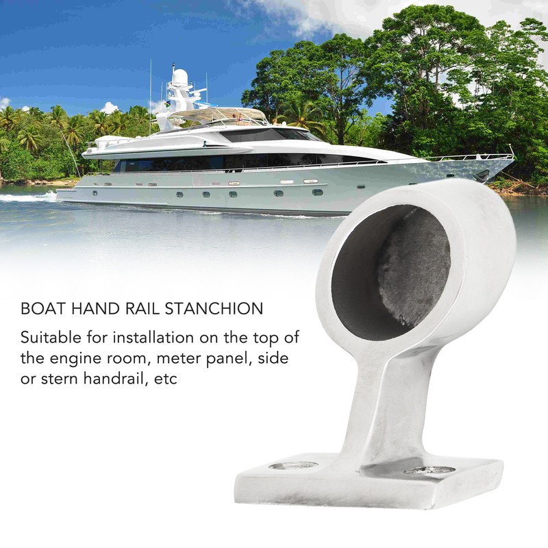 Marine Hand Rail Front Stanchion Stainless Steel Upturned Lightweight Boat