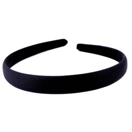 Mytoptrendz 2 pcs Slim 1.5cm Alice Headband for Girls Plain Slim Luxury Head Bands Hair Accessories for Women Hair Bands with Non-Slip Grip Classy Elegant Accessory (Black,)