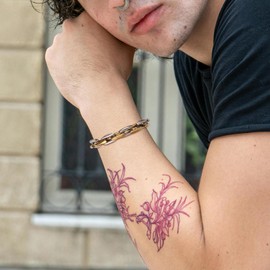 HZMAN Bracelet for Men Stainless Steel Chunky PaperClip Chain Bracelets Men's Link Bracelet Jewelry Gift (Silver Gold)