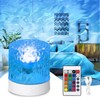 BORDEAG Water Wave Lamp Night Light, 16 Colours Wave Lamp,