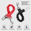 2pcs Pets Car Seat Belt Retractable Dog Leash Explosionproof Nylon
