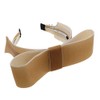Elegant Large Velvet Bow Headband - Tan