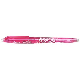 Pilot Frixion Fine Line Heat/Friction Erasable Rollerball Pen 0.5mm Tip - Pink