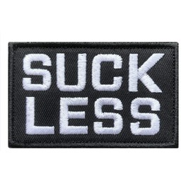 Antrix SK Less Tactical Applique Fastener Hook and Loop Patch Embroidered Military Suck Less Emblem Badge Patch -3.15"x2"