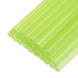 sourcing map 30pcs Mini Hot Glue Sticks for Mini Glue Gun, 4-inch x 0.28-inch Glue Gun Sticks for Art DIY Craft, Dull Green