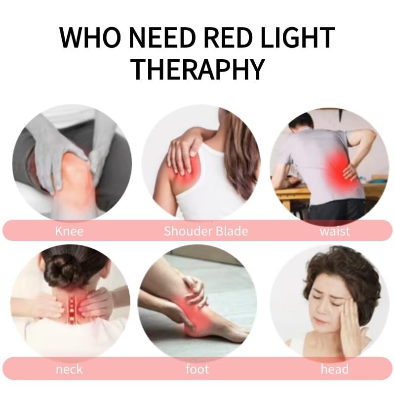 FUREIN SMILE Portable Red Light Therapy Device, 16 LED, Handheld