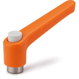 NBK LEFS-3-OR-CSG Mechanical Element Parts with Plastic Clamp Lever (Female Thread) Operation Button (Orange)
