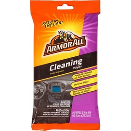 Armor All Car Interior Cleaner Wipes for Dirt & Dust - for Cars & Truck & Motorcycle, 20 Count, 18242W, Cleaning