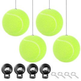 Garage Tennis Ball Parking Aid, Parking Guide System for Car, Stop Indicator, Parking Assist Ball, Aid-Parking Kit, Garage Car Stopper, Pack of 4