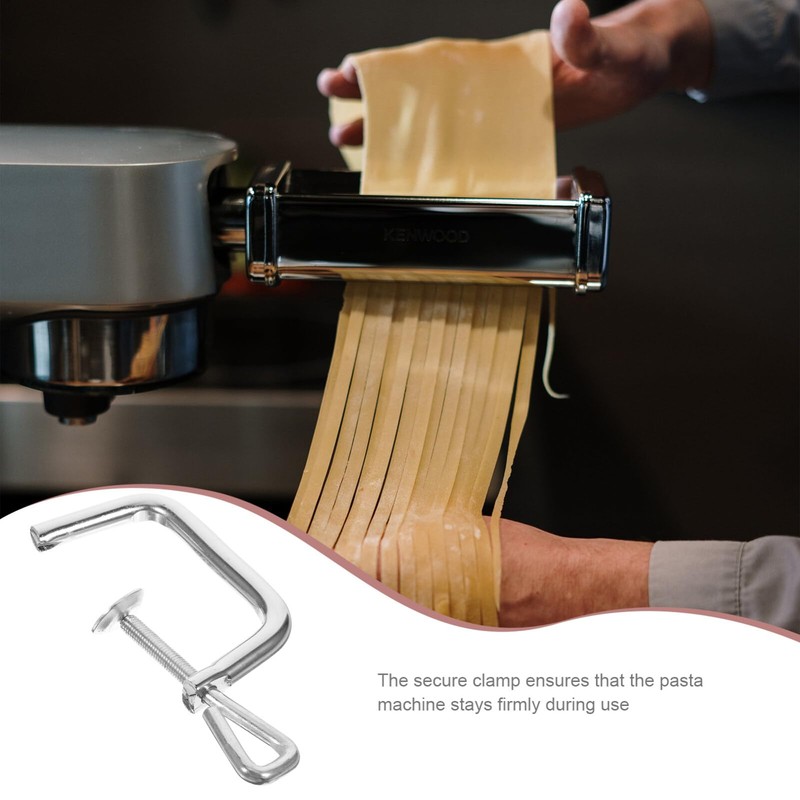 Kichvoe Pasta Machine Handle Replacement Pasta Machine Holder Clamps Manual
