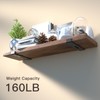 LEOPO 8 Inch Shelf Bracket for DIY Floating Shelf, 1/5
