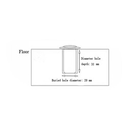 TOGU TOGU 10" Solid Stainless Steel Lever Extension Flush Bolt with Dust Proof Strike for Metal Doors,Flush Mount Extension Bolt for Home,Store,School,Office,Satin Gold Finish