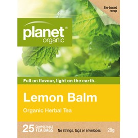Planet Organic Lemon Balm Herbal Tea 25 Tea Bags