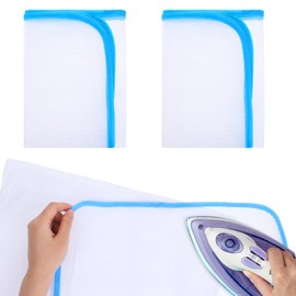 Molain 2 Pack Pressing Cloth for Ironing Scorch Mesh Cloth Scorch-Saving Ironing Protector Insulation Pad for Sewing and Ironing Iron Fabric Protector Pressing Tool for Ironing Protection 23.6×15.7"