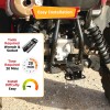 DYSO Steel 2" Rear Receiver Hitch For Honda Foreman TRX500