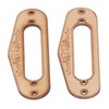 2PCS Pickup Mounting Ring Natural Maple Hard Decorative Single Coil