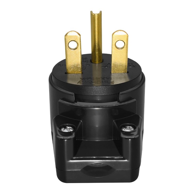 JORINDO 5 Pack 90 Degree 3 Pole DIY Rewirable,Right Angle