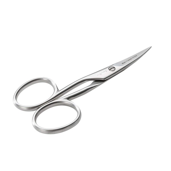 Remos Stainless Nail Scissors for Lefties, Left-Handed, Length: 9.5 cm