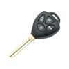 BROVACS Replacement Key Shell Compatible with TOYOTA 4 Button Keyless