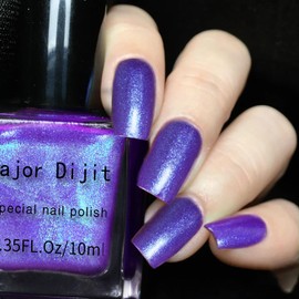 AILALUO 10ml Chameleon Nail Polish-Pearl Glitter for Women,chrome effect,Long-Lasting Nail Pigment, Shiny Nail Pigment Holographic Nail Polish Nail Salon Home(A-02, 10ML)