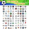 Pack of 100 Football Stickers, Waterproof Sports Football Stickers, Trendy
