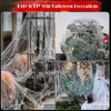 Hzxy Halloween Decorations Spider Web, 200g Halloween Cobwebs + 40