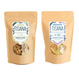 Té Herbal 28 Dias, Té Limpia y Té Reduce (Pack 2)