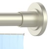 CorkLatta Brushed Nickel Shower Curtain Rod 31 to 80 Inch,1