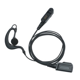Earpiece Headset with Mic PTT Compatible with Motorola XPR3500e XPR3300e XPR3500 Walkie Talkie 2 Way Radio G Shape