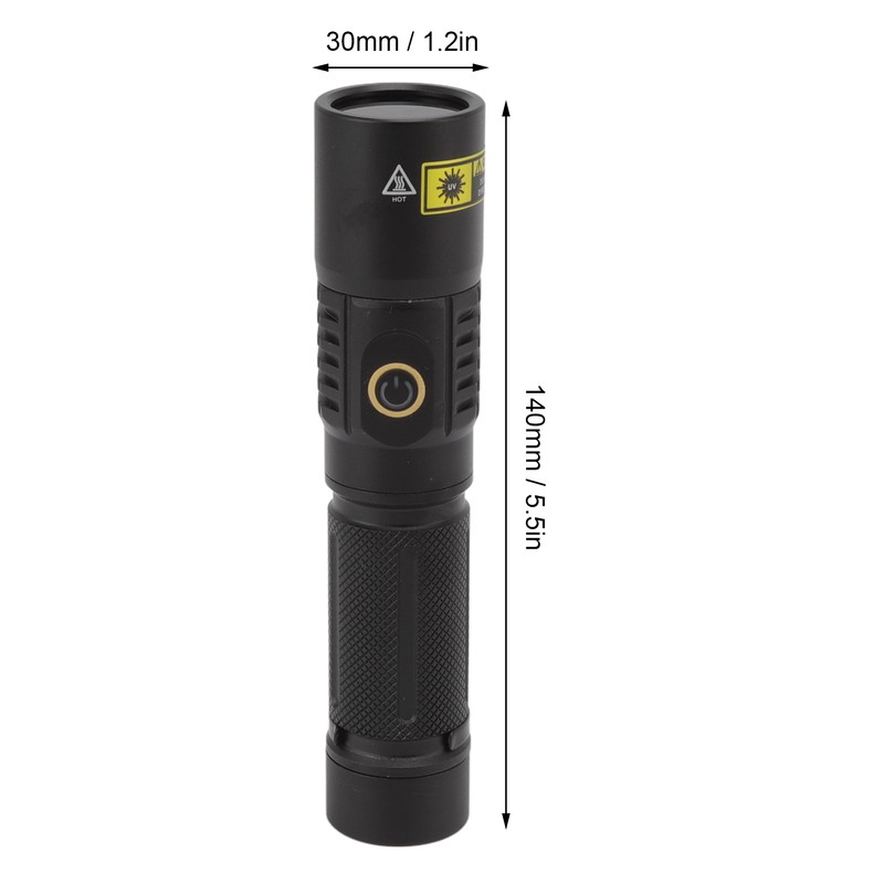 Portable 365nm UV Flashlight LED Black Light Torch for Pet