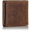 GREEN BURRY horizontal bikers wallet brown