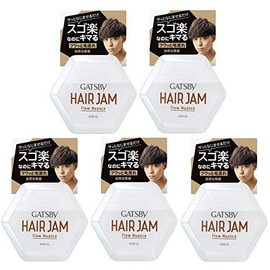 Gatsby Hair Jam, Flow Nuance, 4.3 fl oz (110 ml) x 5 Packs