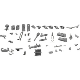 Passion Models P35T-022 1/35 King Tiger Henschel Turret 3D Detail Up Set (For Tamiya) Plastic Model Parts