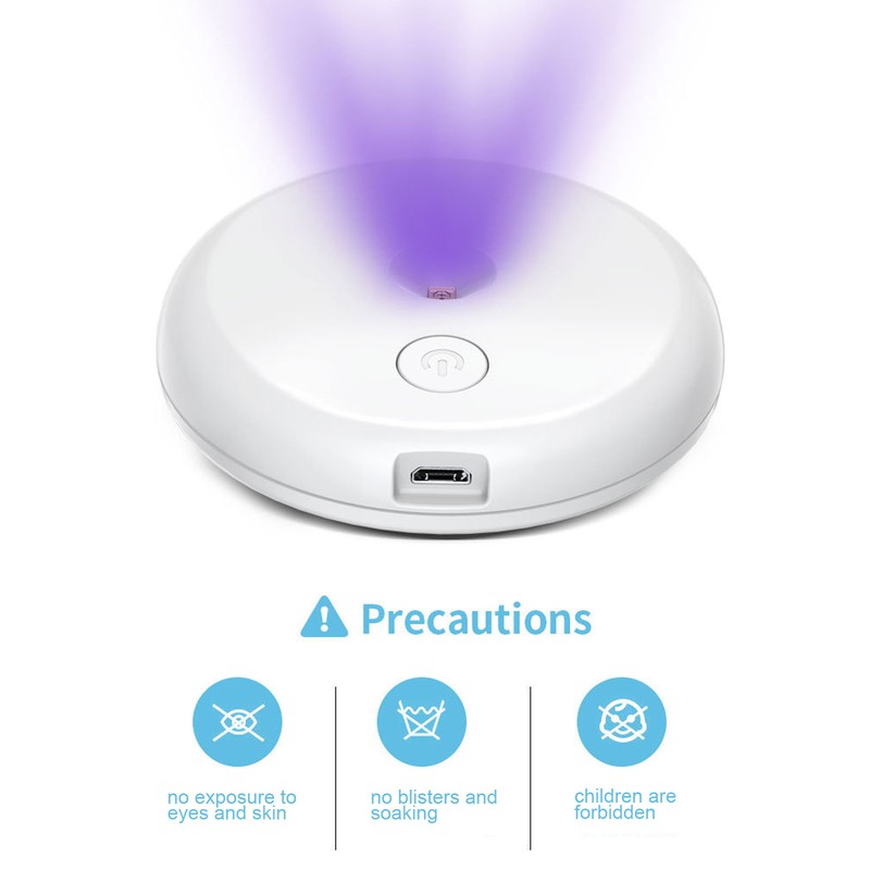 LED Ultraviolet Light Durable Portable Induction UVC Small UV Cleaning