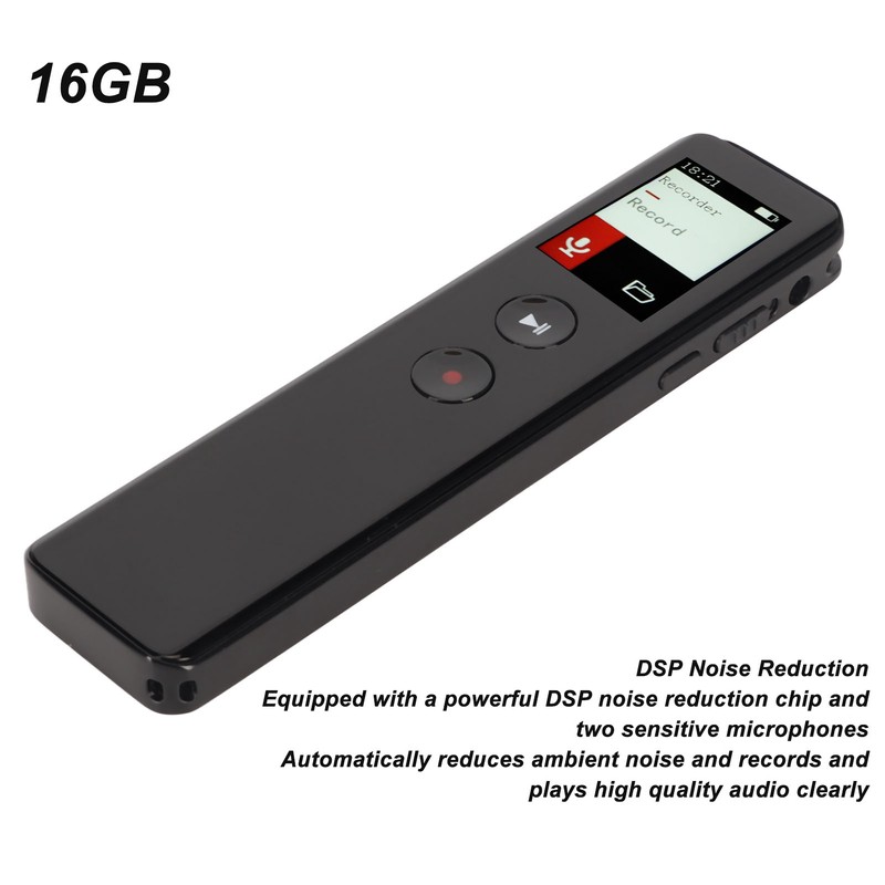 Digital Voice Recorder with Speaker Bluetooth 5.0 Intelligent Noise Reduction