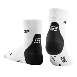 CEP – SHORT SOCKS 3.0 für Damen | Sportsocken für mehr Power und Ausdauer in weiß / grau in Größe II