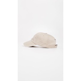 Polo Fashion Signature Pony Adjustable Beige Cotton Hat