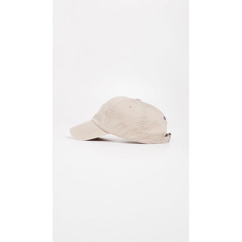 Polo Fashion Signature Pony Adjustable Beige Cotton Hat