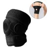 Meniscus Protective Knee Pad Black Free Size Anti Slip Adjustable