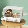 10 in 1 Hamster Cage,with Platforms, Exercise Wheel, Hide-House, Water
